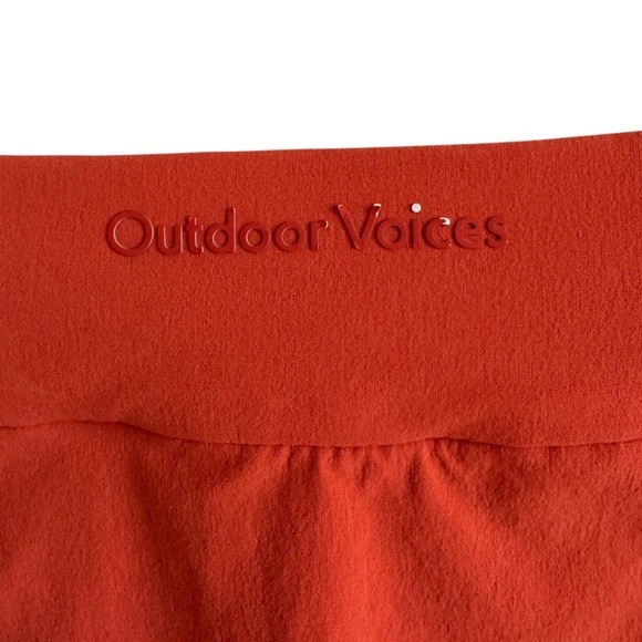 Outdoor Voices The Exercise 3" Skort, Paprika/Sunstone, Size M - Picture 7 of 8